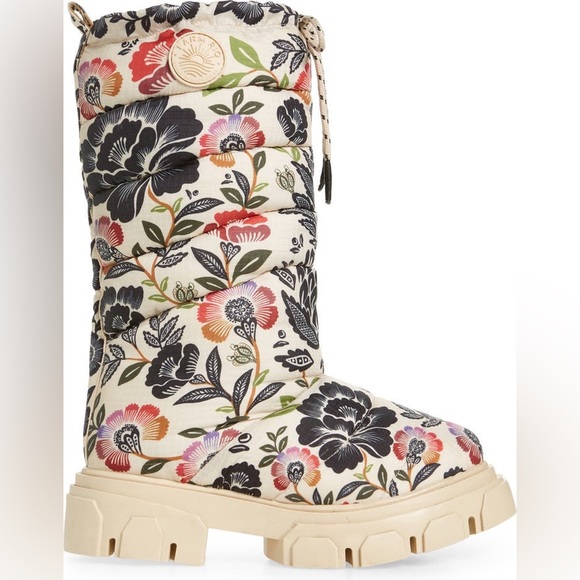 🎉HOST PICK🎉Farm Rio Floral Lug Sole Tall Shaft Boot Size EU40 US9 - Picture 2 of 14